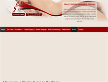 Tablet Screenshot of plasticsurgerynm.com